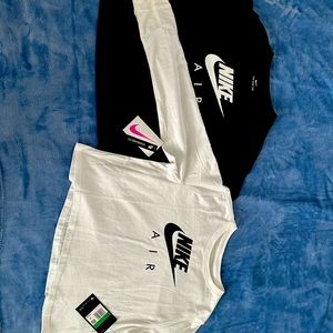 2 Black & White Nike Long-Sleeve